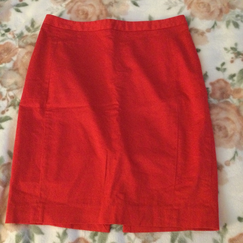Express Red Pencil Skirt